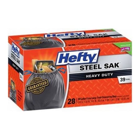 Reynolds 28CT 39GAL GRY Cont Bag E24530